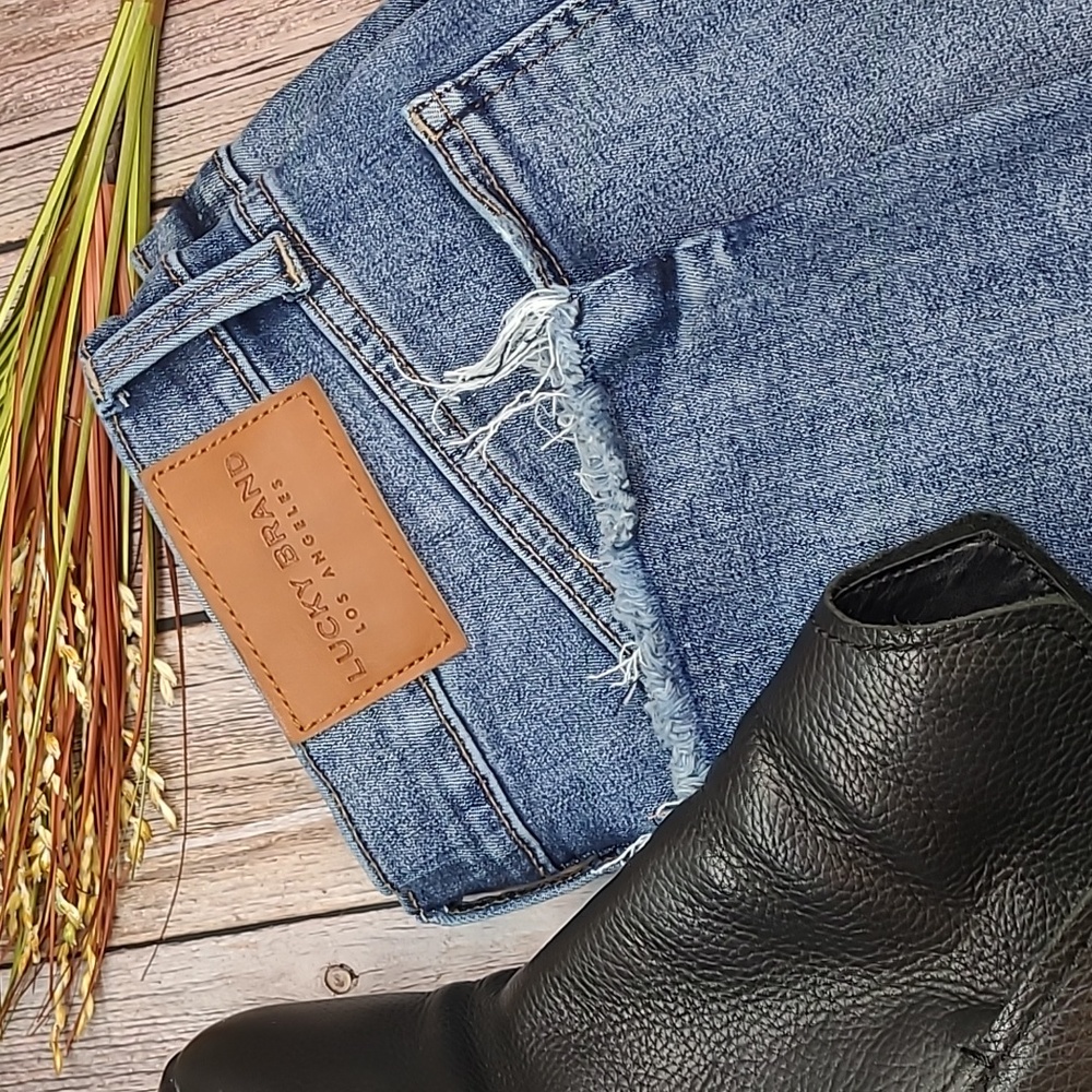 LUCKY BRAND BRIDGETTE HIGH RISE SKINNY ANKLE JEANS